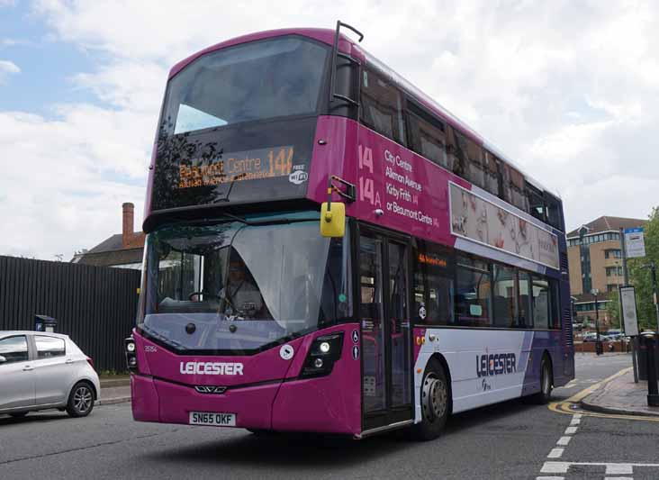 First Leicester Wright Streetdeck 35154